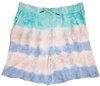 Simply Southern Waves Tie Dye Waffle Lounge Shorts