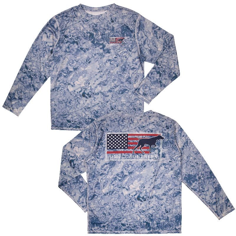 Simply Southern Patriot Rash Guard Unisex Long Sleeve T-Shirt