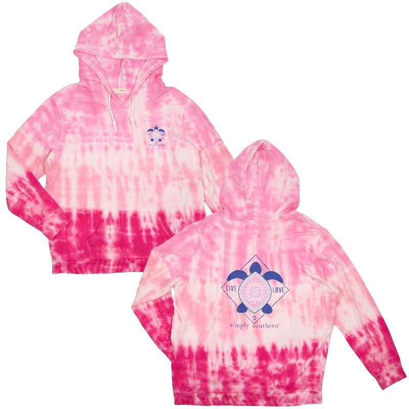 SALE Simply Southern Pink Super Soft Long Sleeve Hoodie T-Shirt