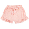 Simply Southern Peach Terry Ruffle Shorts