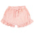 Simply Southern Peach Terry Ruffle Shorts