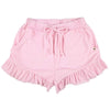 Simply Southern Soft Pink Terry Ruffle Shorts