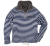 Simply Southern Boyfriend Stripe Pullover Sweater Jacket