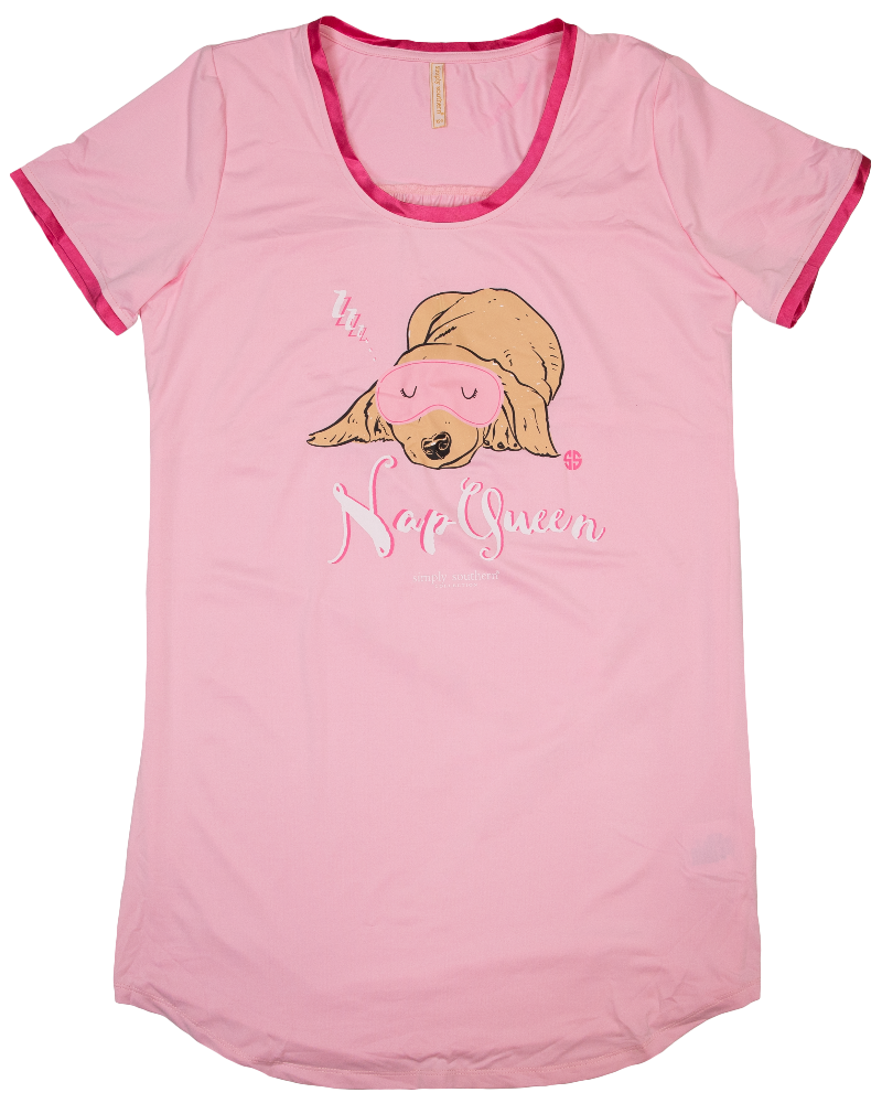 Simply Southern Nap Queen Dog Night Gown
