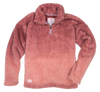 SALE Simply Southern Classic Ombre Maroon Sherpa Long Sleeve Sweatshirt