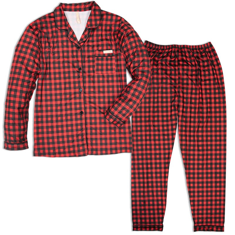 Simply Southern Plaid PJ Pants & Top Set