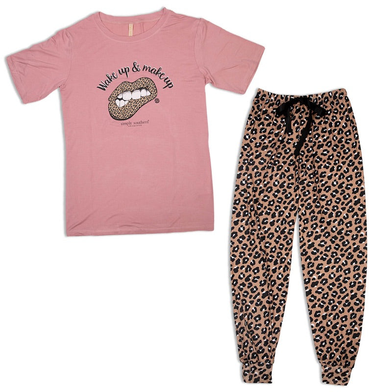 Simply Southern Wake Up PJ Pants & T-Shirt Set