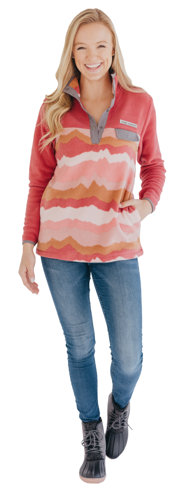 SALE Simply Southern Classic Mountain Fleece Long Sleeve Crew Sweatshirt