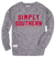 Simply Southern Red Logo Terry Pullover Soft Crew Sweatshirt