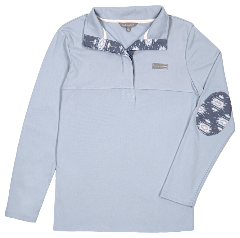 SALE Simply Southern Mayan Button Long Sleeve Pullover Jacket