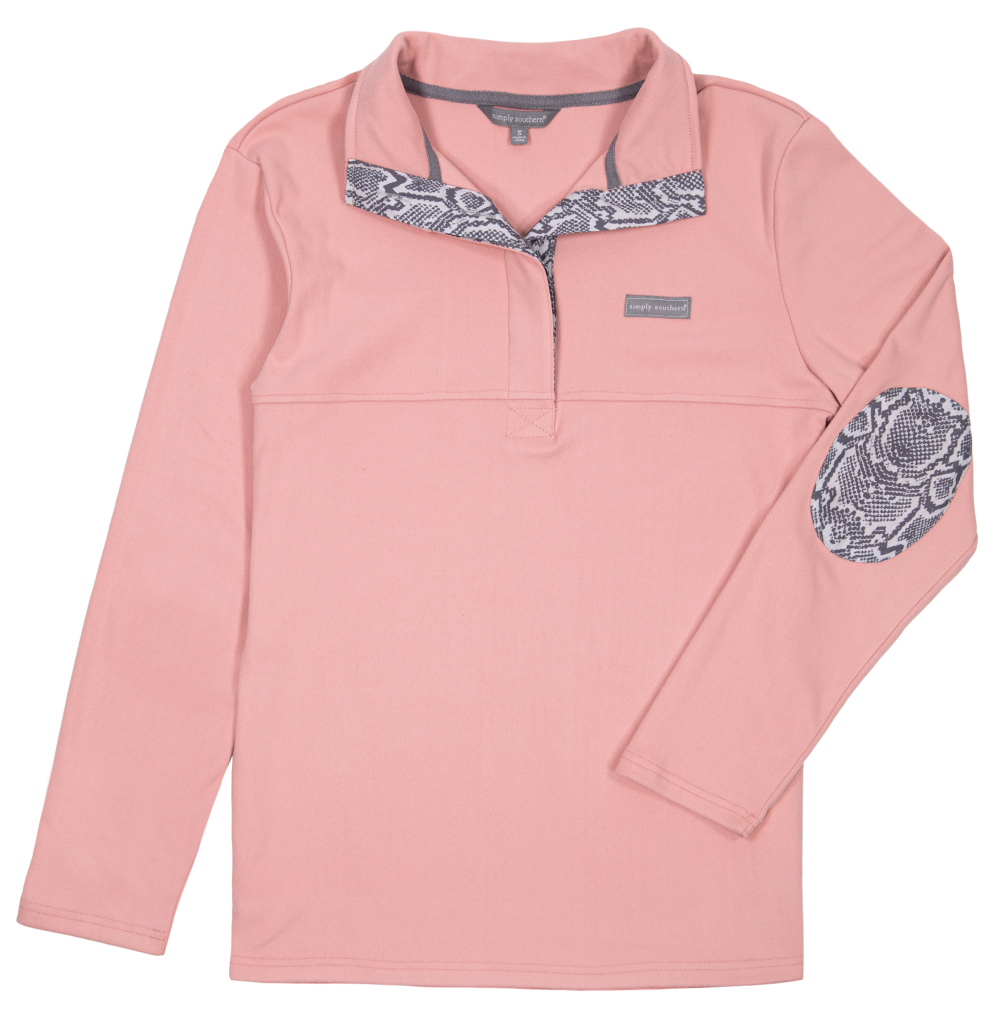 SALE Simply Southern Snake Button Long Sleeve Pullover Jacket