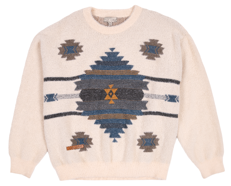 Simply Southern Tribe Soft Fuzzy Long Sleeve Sweatshirt