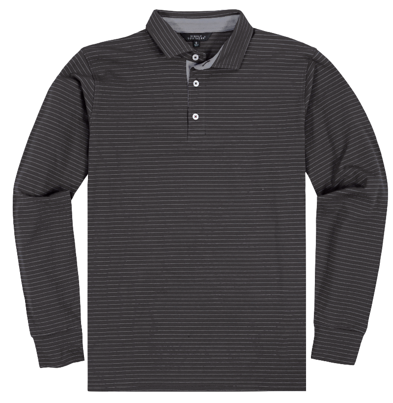 SALE Simply Southern Classic Raven Unisex Polo Long Sleeve T-Shirt