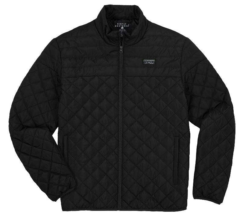 Simply Southern Black Warm Full Zip Unisex Jacket
