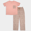 Simply Southern Leopard PJ Pants &amp; T-Shirt Set