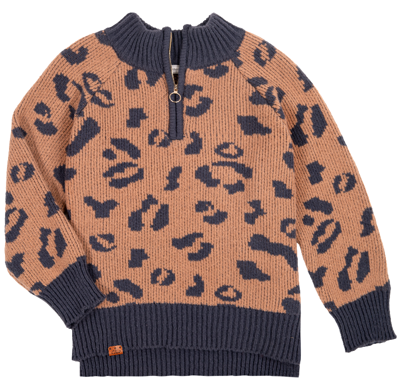 SALE Simply Southern Leo Soft Cozy Long Sleeve Quarter Zip Sweatshirt