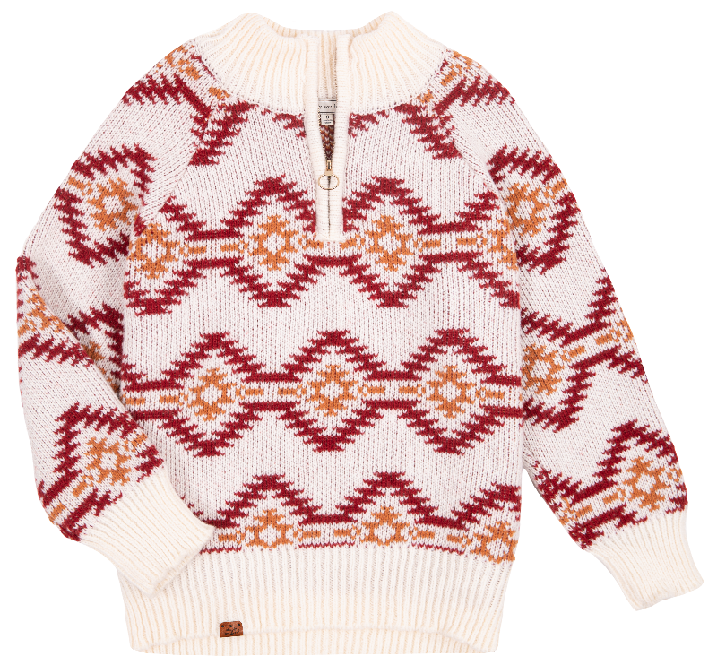 SALE Simply Southern Tribe Soft Cozy Long Sleeve Quarter Zip Sweatshirt
