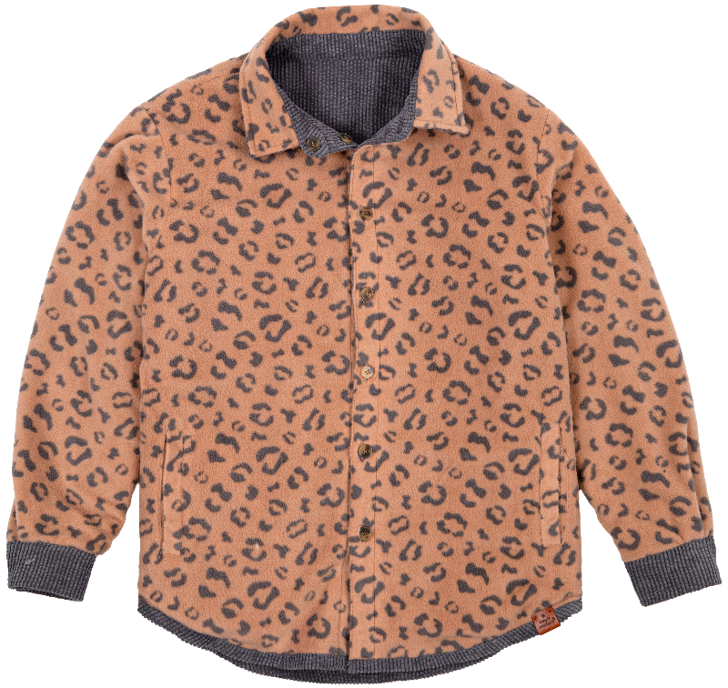 Simply Southern Leopard Reversible Shacket Jacket - SimplyCuteTees