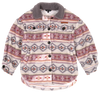 SALE Simply Southern Aztec Soft Sherpa Shacket Jacket