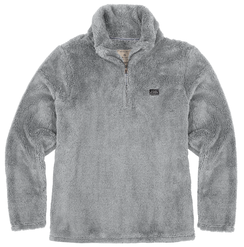 SALE Simply Southern Classic Grey Sherpa Long Sleeve Sweatshirt