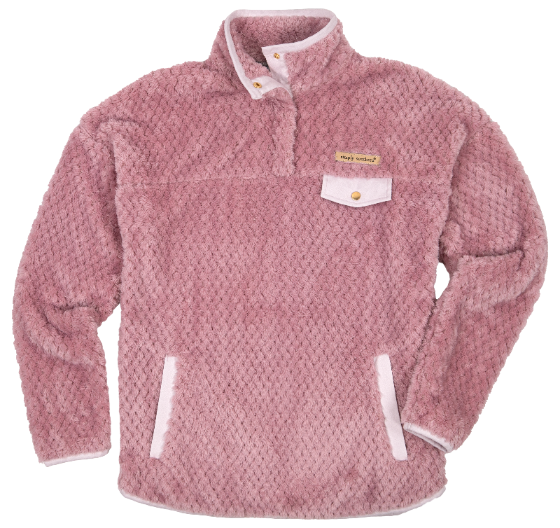 SALE Simply Southern Dawn Long Sleeve Soft Sherpa Pullover Sweatshirt