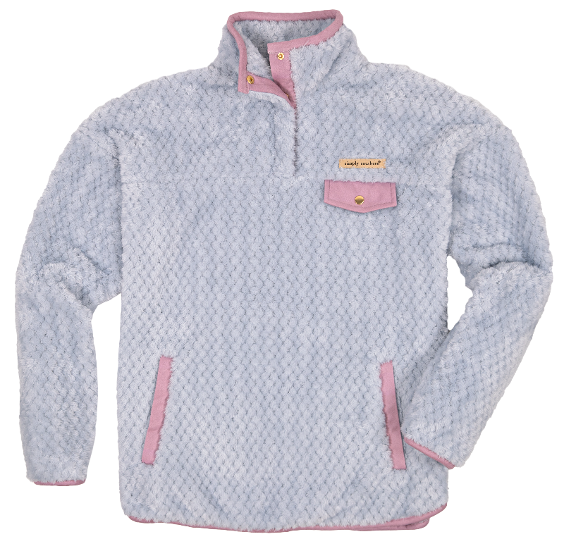 Simply Southern Winter Long Sleeve Soft Sherpa Pullover Sweatshirt