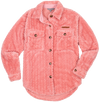 SALE Simply Southern Blossom Soft Sherpa Shacket Jacket