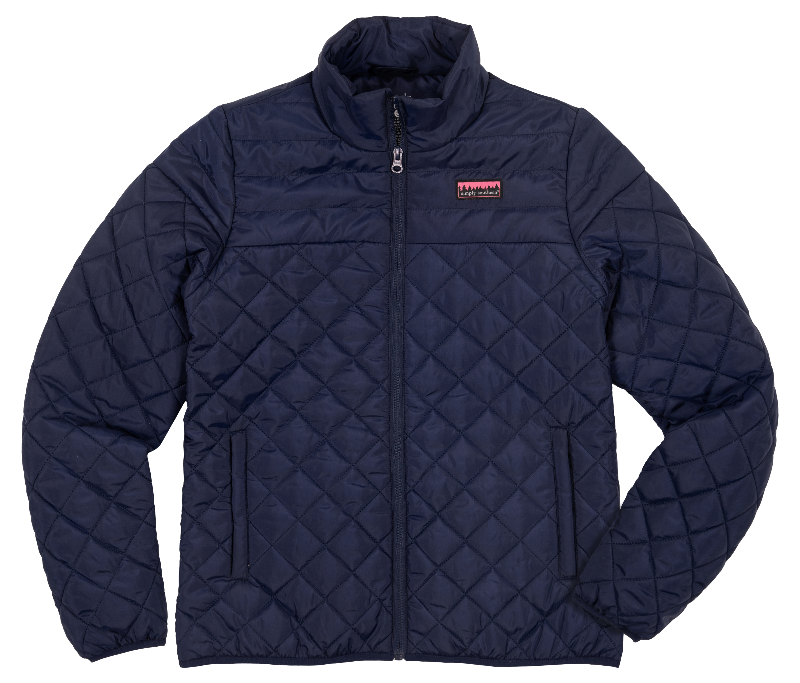 SALE Simply Southern Azure Warm Full Zip Puff Jacket