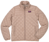 Simply Southern Tan Warm Full Zip Puff Jacket