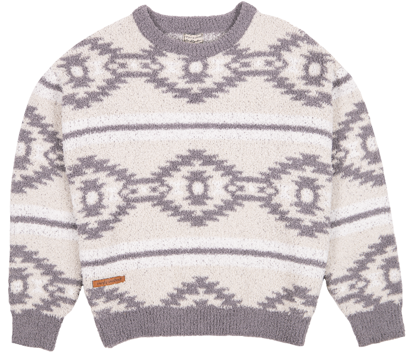 SALE Simply Southern Aztec Soft Cozy Long Sleeve Sweatshirt