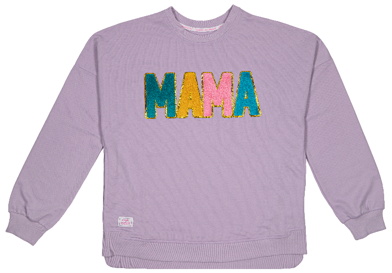 Simply Southern Mama Terry Crew Long Sleeve Sweatshirt