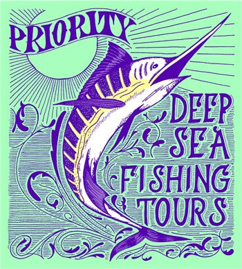 Southern Couture High Priority Deep Sea Fishing Fish Country Pocket Unisex Bright T Shirt