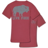 Couture Priority Live Free Buffalo Comfort Colors Unisex T-Shirt