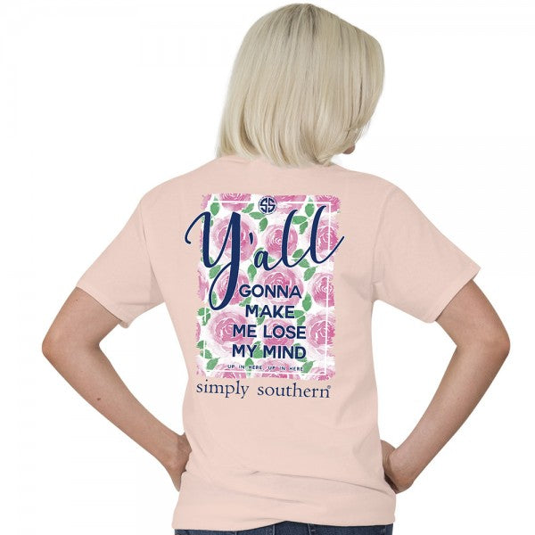 SALE Simply Southern Preppy Make Me Lose My Mind Flowers T-Shirt