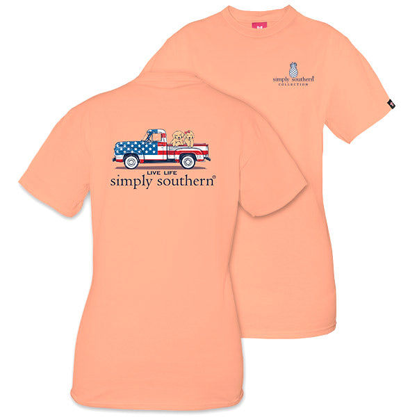 SALE Simply Southern Preppy USA Truck Ivy Collection Unisex T-Shirt