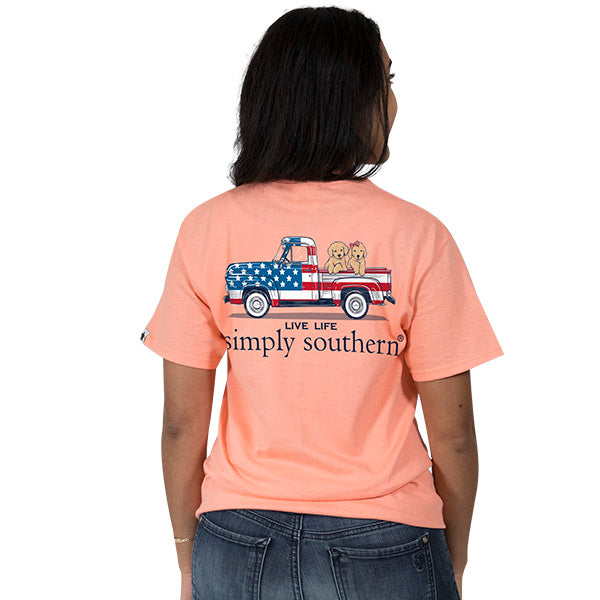 SALE Simply Southern Preppy USA Truck Ivy Collection Unisex T-Shirt