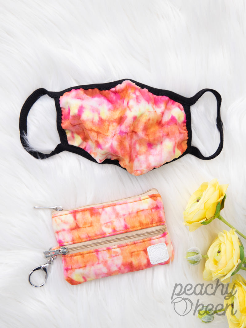 Southern Grace Dreaming in Maui Double Zipper Mini Versi Bag with Face Mask