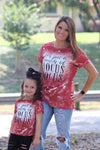 Mommy &amp; Me Baby Youth Just a Bunch of Hocus Pocus Halloween Bleach Dye T Shirt