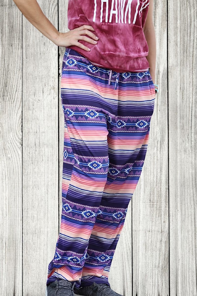 Mommy &amp; Me Baby Youth Aztec Printed Pajama Pants