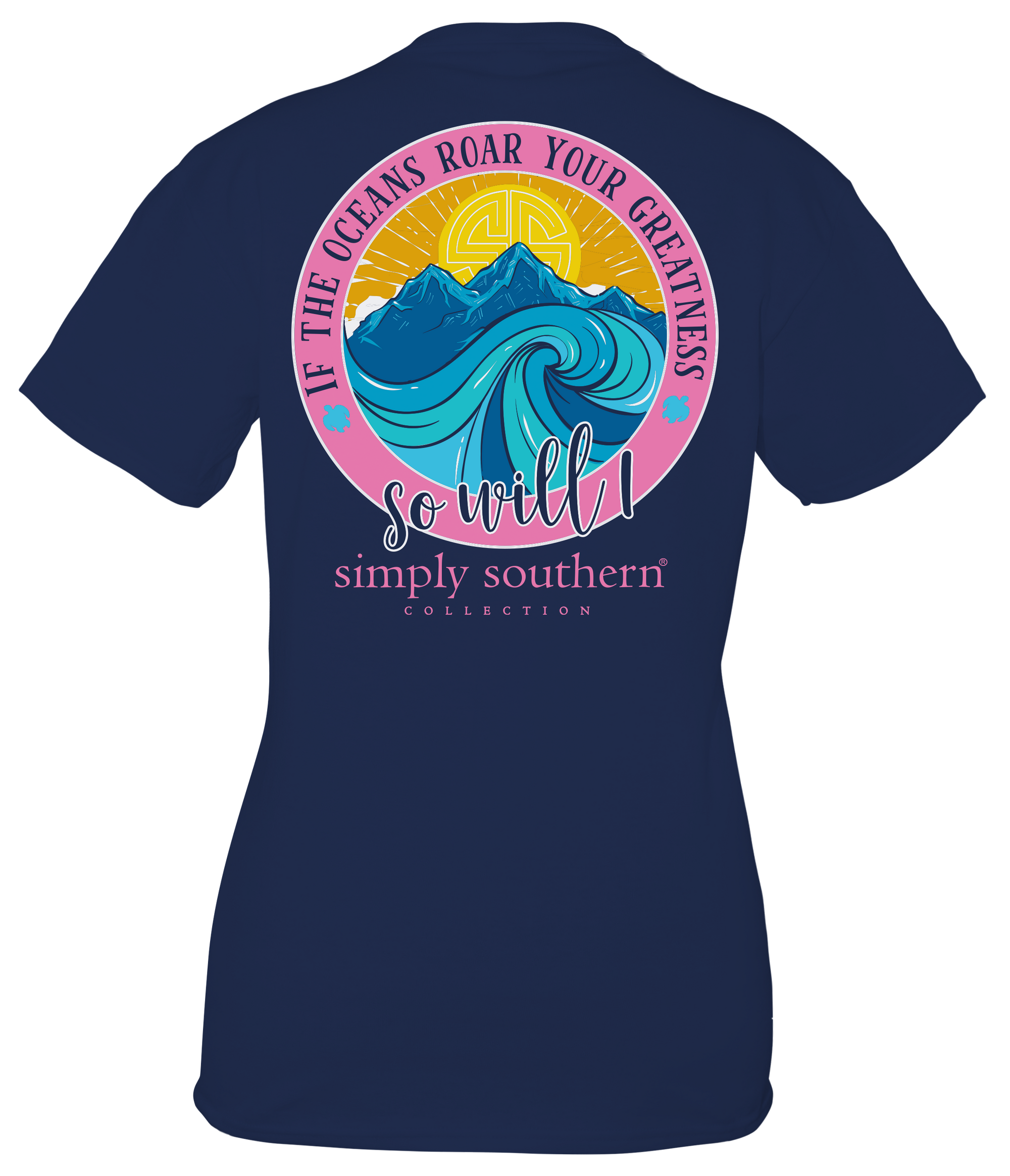 Simply Southern Preppy Oceans Roar Your Greatness T-Shirt