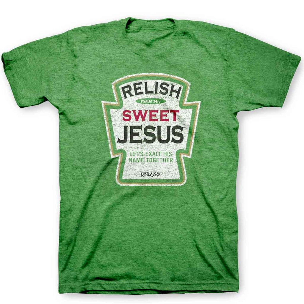 Kerusso Relish Sweet Jesus Christian Unisex Bright T Shirt - SimplyCuteTees