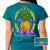 Southern Attitude Preppy Sweet & Tangy Pineapple Sapphire T-Shirt