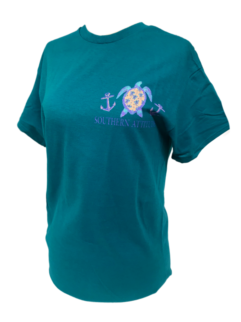 Southern Attitude Preppy Lil Snappy Turtle T-Shirt