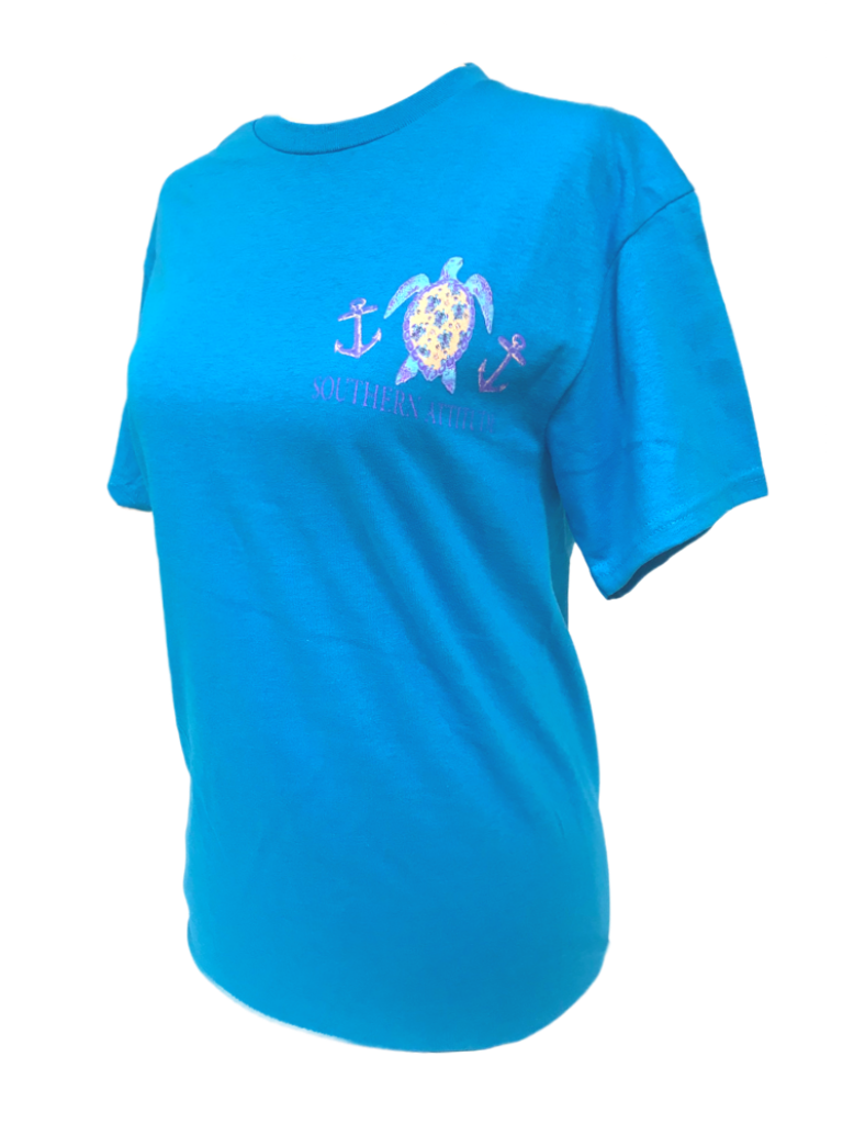 Southern Attitude Preppy Lil Snappy Turtle T-Shirt