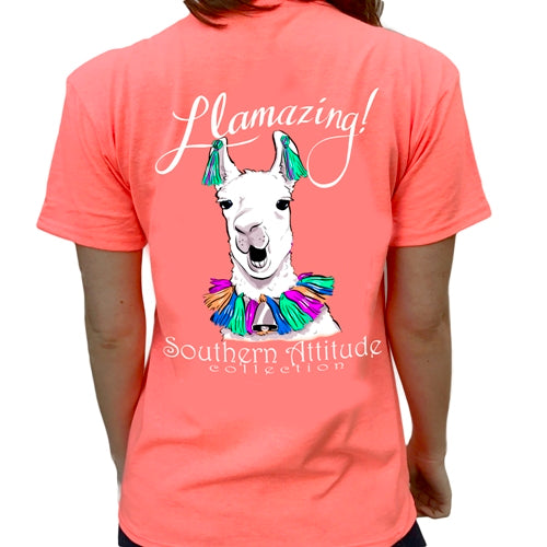 Southern Attitude Preppy Amazing Llama T-Shirt