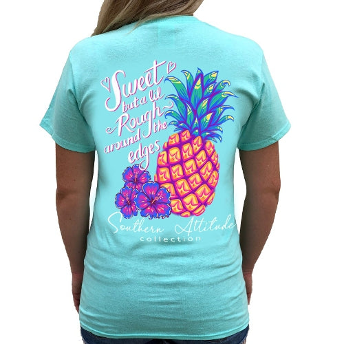 Southern Attitude Preppy Rough Pineapple T-Shirt