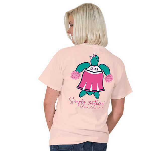 SALE Simply Southern Preppy Cheer Rose Save The Turtles Collection T-Shirt