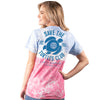 SALE Simply Southern Preppy Save The Turtles Palm Tie Dye Turtle T-Shirt