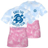 SALE Simply Southern Preppy Save The Turtles Palm Tie Dye Turtle T-Shirt
