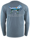 Simply Southern Better Dog Bluestone Unisex Long Sleeve T-Shirt